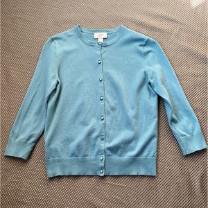 Turquoise Ann Taylor Loft cardigan